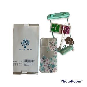 Roseparrot Dive Cover Phone Case NWT